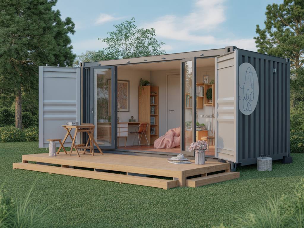 Aménager l’intérieur d’une maison container : idées de plans et astuces gain de place pour chaque pièce