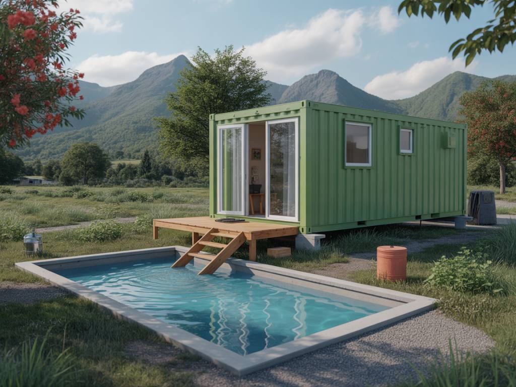 Gestion de l’eau et récupération des eaux de pluie pour une maison container : systèmes, dimensionnement et usages