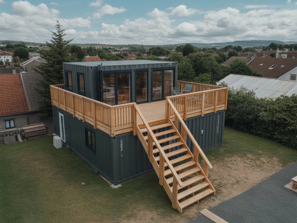 Créer une terrasse sur le toit d’un container : conseils techniques et erreurs à éviter pour un projet durable